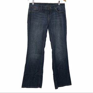 Banana Republic Women’s Bootcut Mid Rise Dark Wash Blue Jeans Size 29/8 …